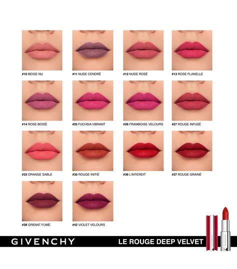 givenchy le rouge deep velvet